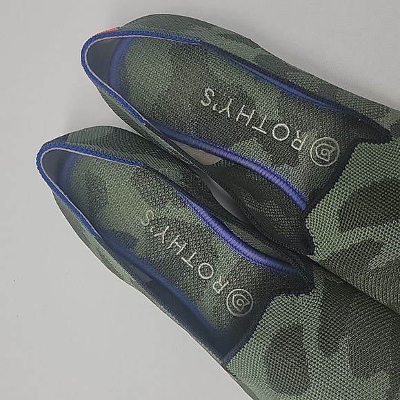 Rothy’s Camo Loafer 8 military flats work business shoes women's - Picture 2 of 8